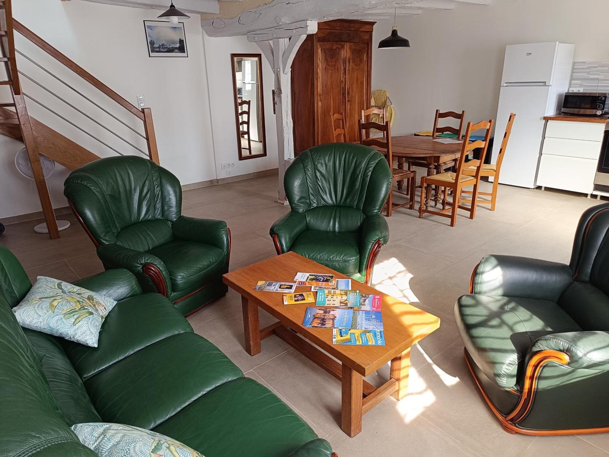 Gite De La Grand Maison Les Chenes Seigy ภายนอก รูปภาพ
